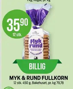 Kiwi MYK & RUND FULLKORN tilbud