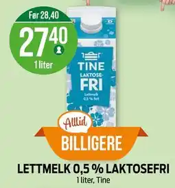 Kiwi LETTMELK 0,5 % LAKTOSEFRI tilbud
