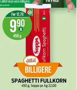 Kiwi SPAGHETTI FULLKORN tilbud