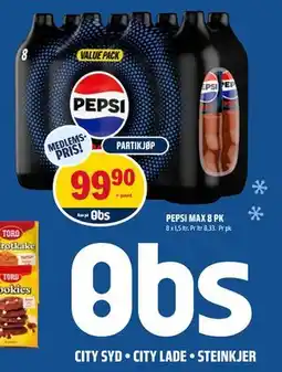 Coop Obs PEPSI MAX 8 PK tilbud