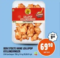 Coop Obs DEN STOLTE HANE LOLLIPOP KYLLINGVINGER tilbud