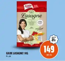 Coop Obs GILDE LASAGNE 1 KG tilbud