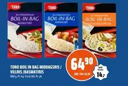 Coop Obs TORO BOIL IN BAG MIDDAGSRIS / VILLRIS /BASMATIRIS tilbud
