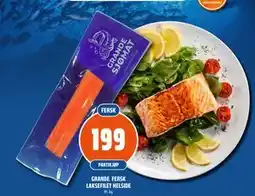 Coop Obs GRANDE FERSK LAKSEFILET HELSIDE tilbud