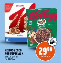 Coop Obs KELLOGG COCO POPS/SPECIAL K tilbud