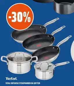 Coop Obs TEFAL VIRTUOSO STEKEPANNER OG GRYTER tilbud