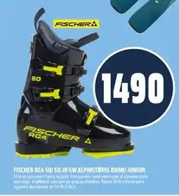 Coop Obs FISCHER RC4 50/ 60 JR GW ALPINSTØVEL BARN/ JUNIOR tilbud