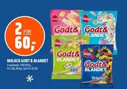 Coop Obs MALACO GODT & BLANDET tilbud