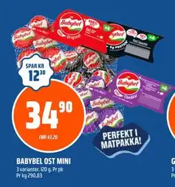 Coop Obs BABYBEL OST MINI tilbud