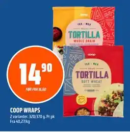 Coop Obs COOP WRAPS tilbud