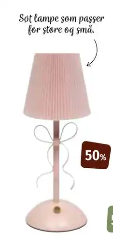 Nille Peipin bordlampe tilbud