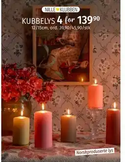 Nille KUBBELYS, Medlemspris tilbud