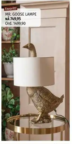 Nille MR. GOOSE LAMPE tilbud