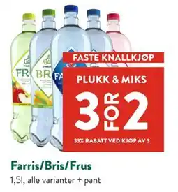 Jacobs Farris/Bris/Frus tilbud