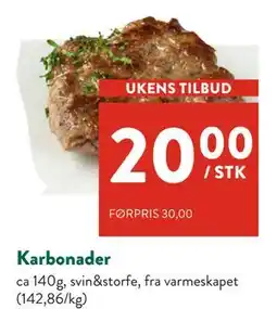 Jacobs Karbonader tilbud