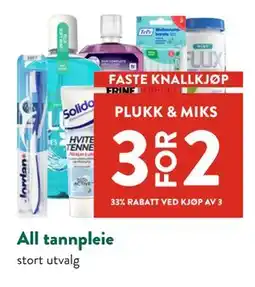 Jacobs All tannpleie tilbud