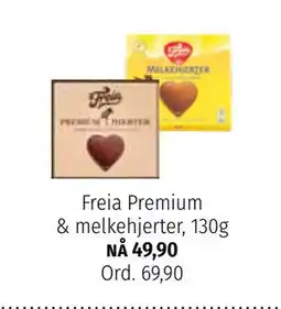 Nille Freia Premium & melkehjerter tilbud