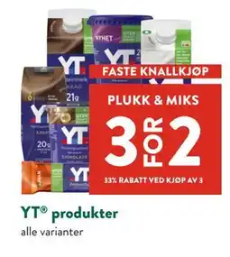 Jacobs YT produkter tilbud