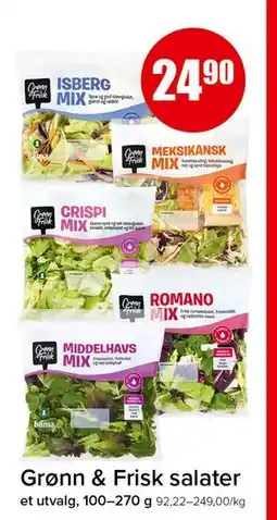 Spar Grønn & Frisk salater tilbud