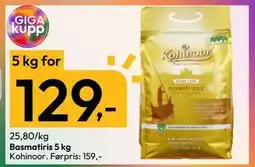 Gigaboks Basmatiris 5 kg tilbud