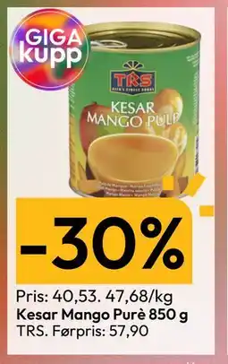 Gigaboks Kesar Mango Purè 850 g tilbud