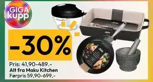 Gigaboks Alt fra Maku Kitchen tilbud