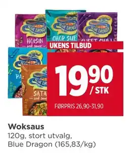 Meny Woksaus tilbud