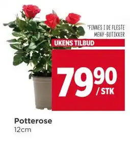 Meny Potterose tilbud