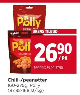 Meny Chili-/peanøtter tilbud