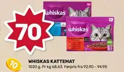 Matkroken WHISKAS KATTEMAT tilbud