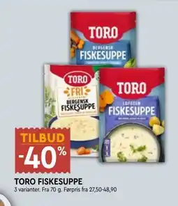Coop Mega TORO FISKESUPPE tilbud