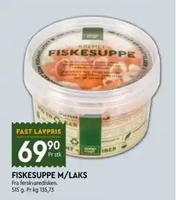 Coop Mega FISKESUPPE M/LAKS tilbud