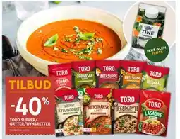 Coop Mega TORO SUPPER/ GRYTER/OVNSRETTER tilbud