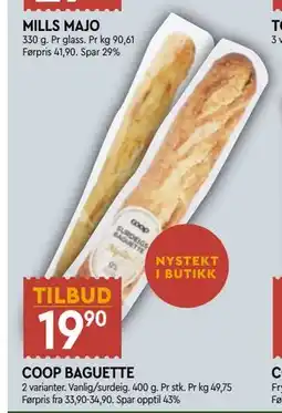 Coop Mega COOP BAGUETTE tilbud