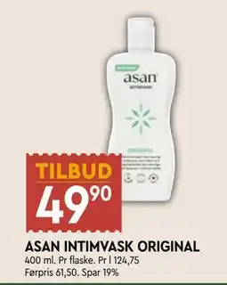 Coop Mega ASAN INTIMVASK ORIGINAL tilbud