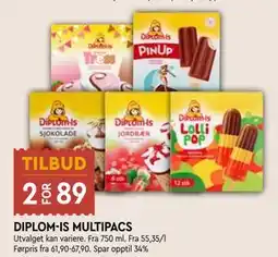 Coop Mega DIPLOM-IS MULTIPACS tilbud