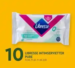 Coop Mega LIBRESSE INTIMSERVIETTER PURE tilbud