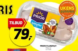 Bunnpris Prior kyllingfilet tilbud