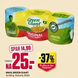 Europris MAIS GREEN GIANT tilbud