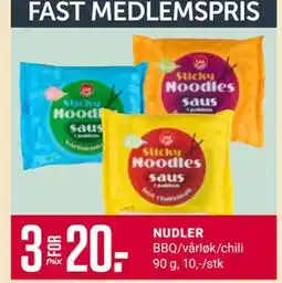 Europris NUDLER, Medlemspris tilbud