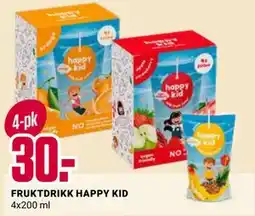 Europris FRUKTDRIKK HAPPY KID tilbud