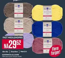 Europris SUPERWASH ULLGARN, Medlemspris tilbud