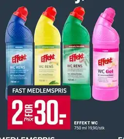 Europris EFFEKT WC, Medlemspris tilbud