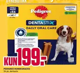 Europris PEDIGREE HUNDESNACKS tilbud