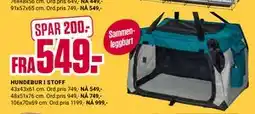 Europris HUNDEBUR I STOFF tilbud