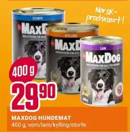 Europris MAXDOG HUNDEMAT tilbud