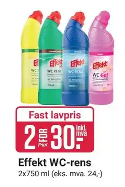 Europris Effekt WC-rens tilbud