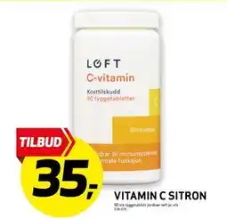 Bunnpris VITAMIN C SITRON tilbud