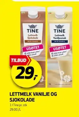 Bunnpris LETTMELK VANILJE OG SJOKOLADE tilbud