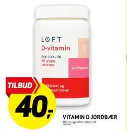 Bunnpris VITAMIN D JORDBÆR tilbud